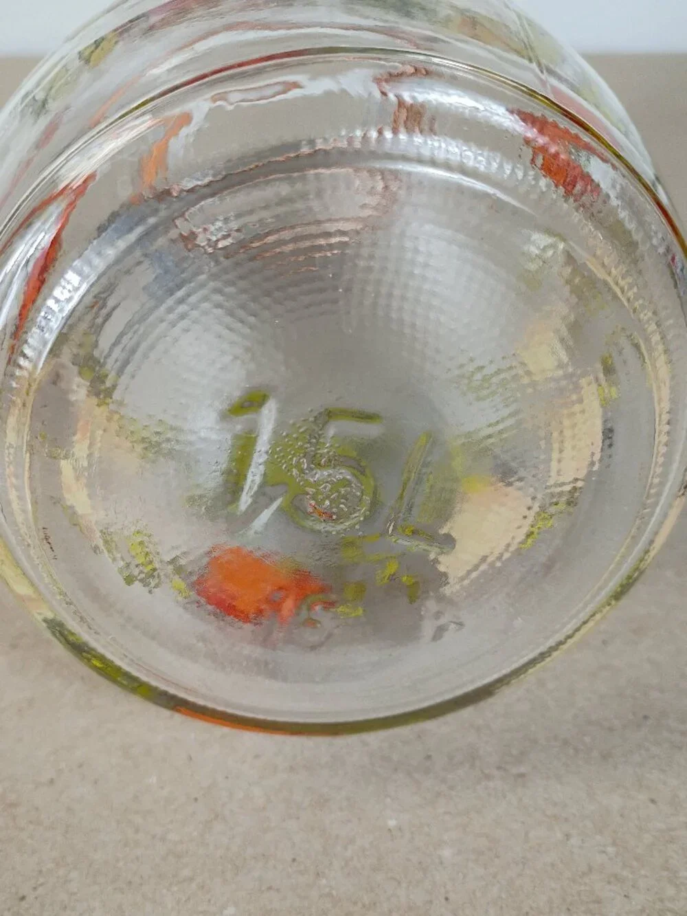 Vintage Arc - France Hinged Glass Canister Spice of Life Mushroom